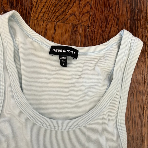 bebe baby blue tank top - Picture 2 of 2